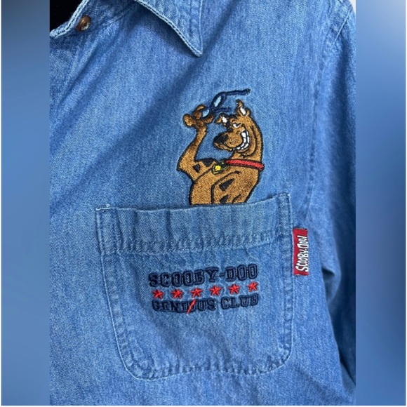 Scooby Doo button down 18/20 1X - Picture 4 of 4